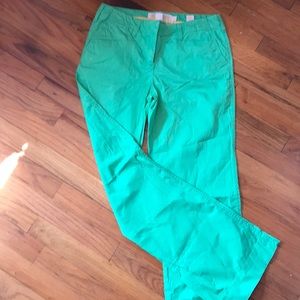 J.Crew bright green chinos
